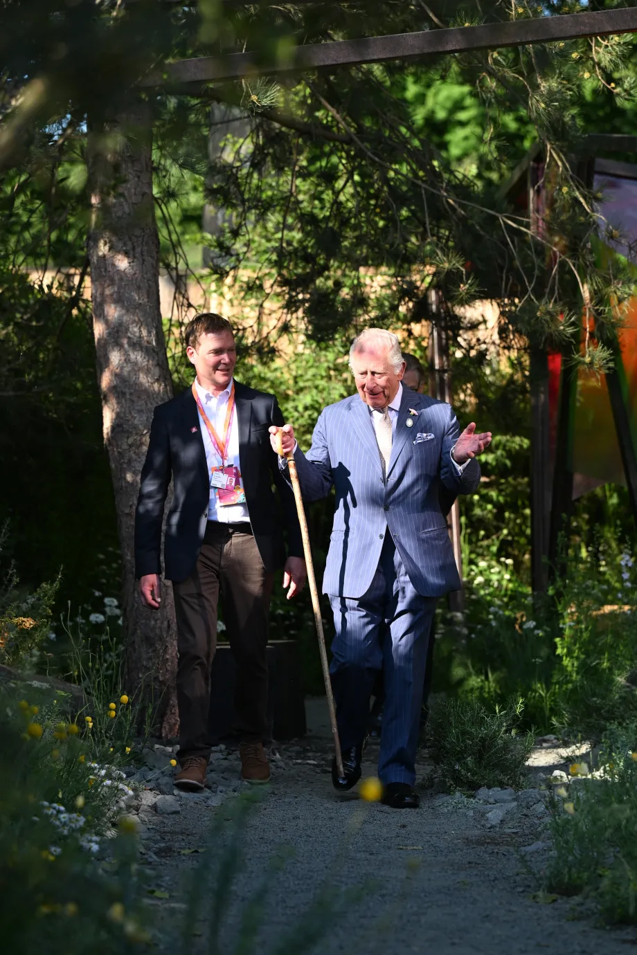 The King at Chelsea Flower Show