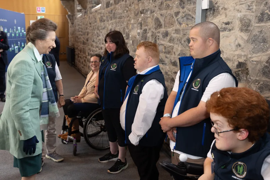 The Princess Royal meets members of Riding for the Disabled Association Ireland 