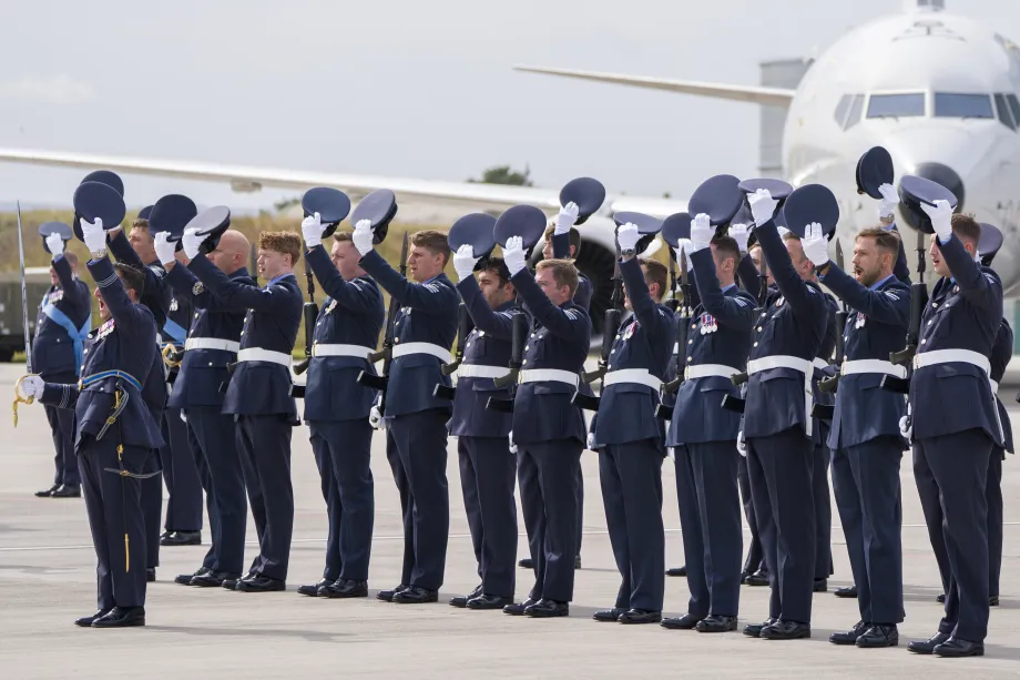 The King at RAF Lossiemouth