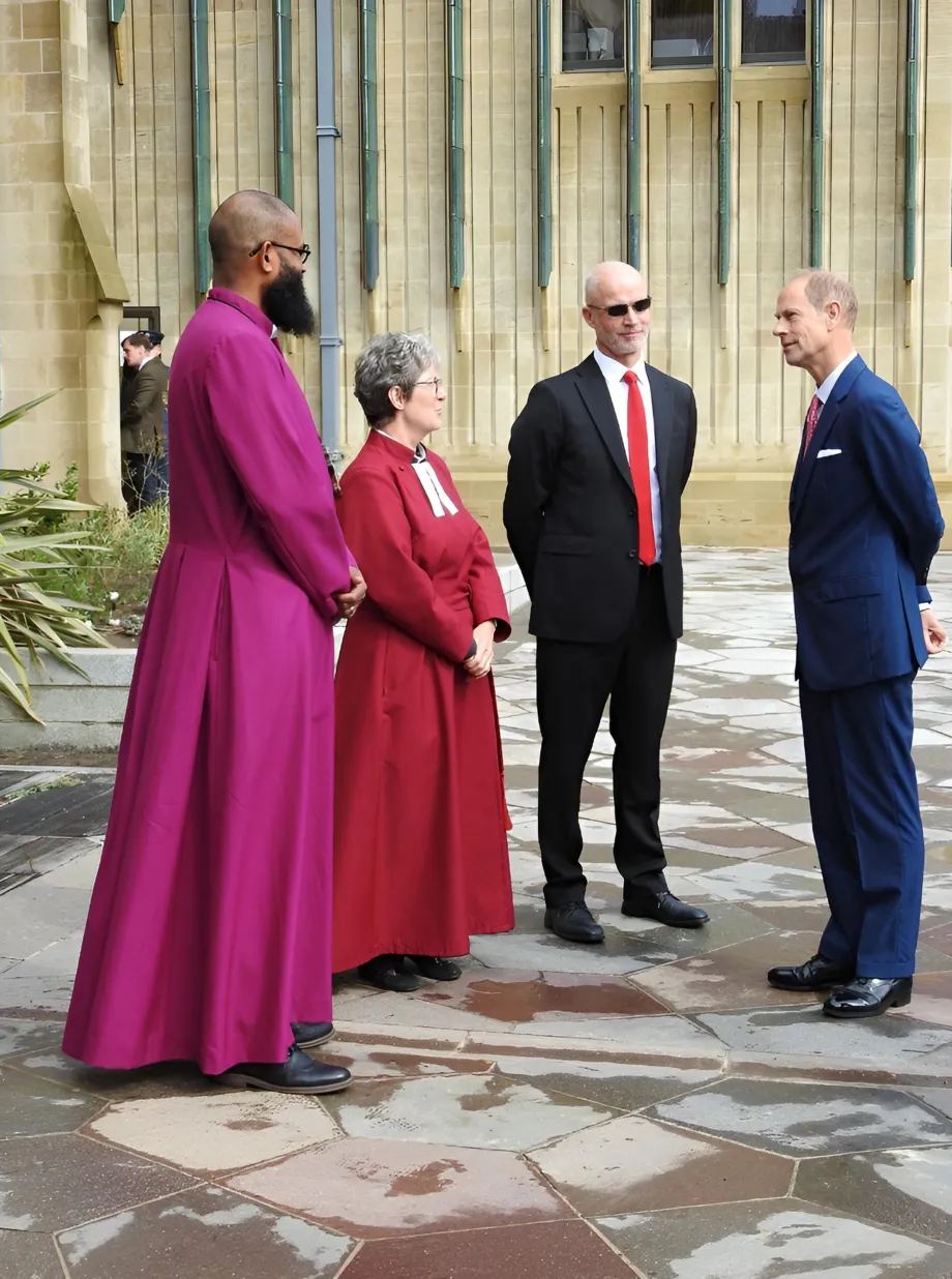 The Duke of Edinburgh visits Leicester Cathedral