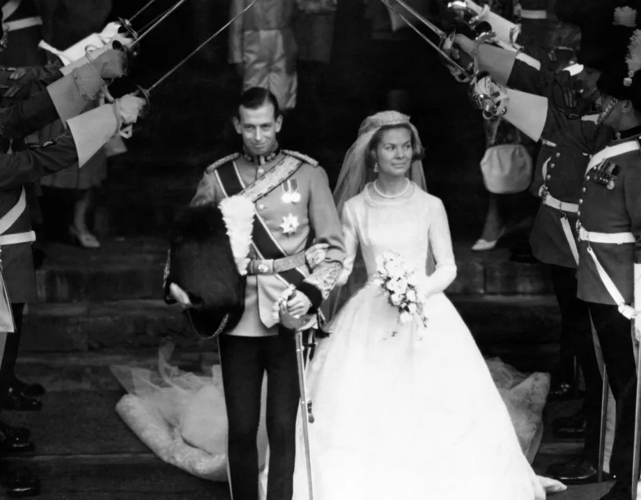 The Duke and Duchess of Kent's wedding