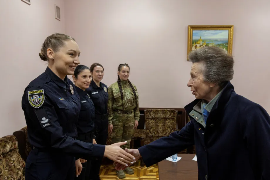 The Princess Royal visits Ukraine
