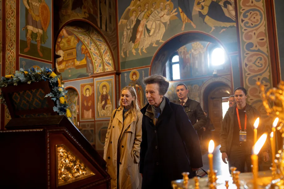 The Princess Royal visits Ukraine
