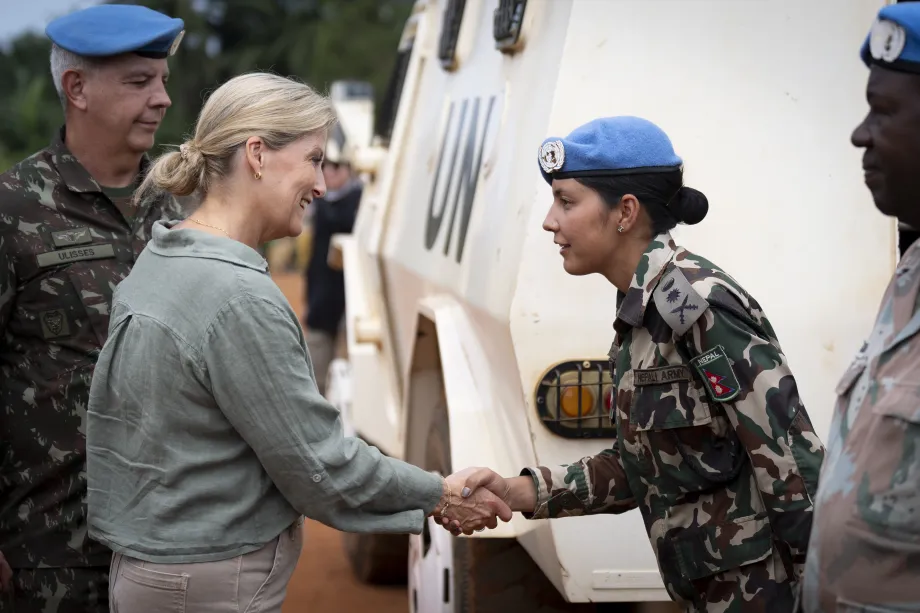 The Duchess of Edinburgh in the Democratic Republic of Congo