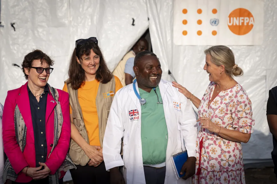 The Duchess of Edinburgh in the Democratic Republic of Congo