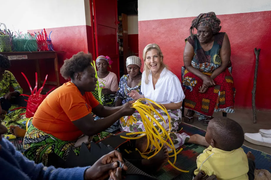 The Duchess of Edinburgh in the Democratic Republic of Congo