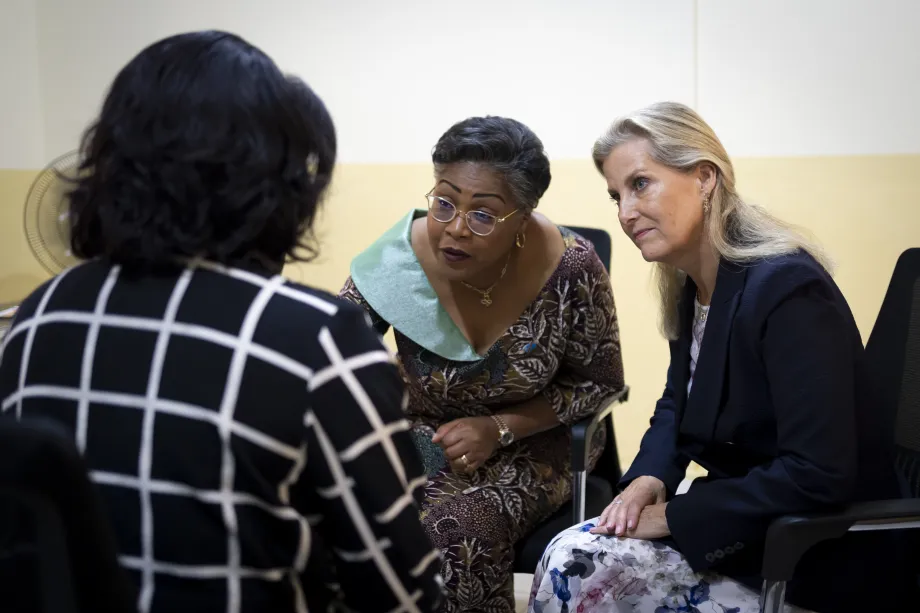 The Duchess of Edinburgh in the Democratic Republic of Congo