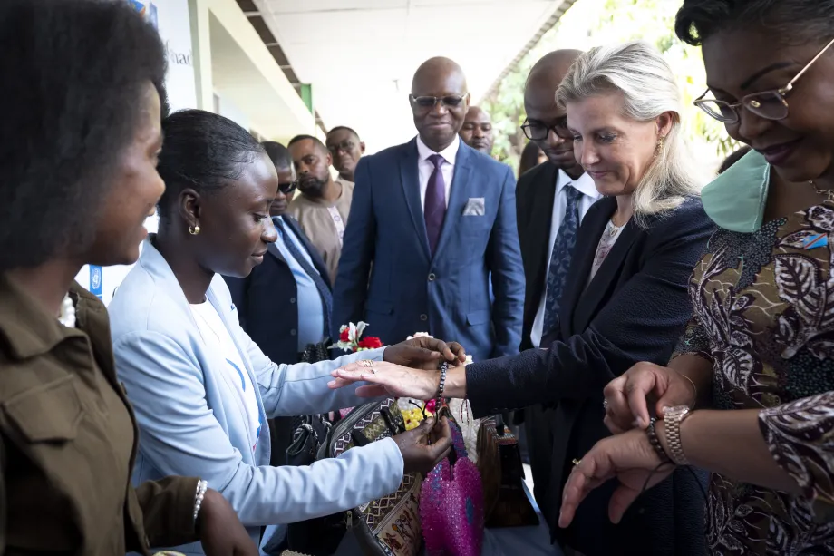 The Duchess of Edinburgh in the Democratic Republic of Congo