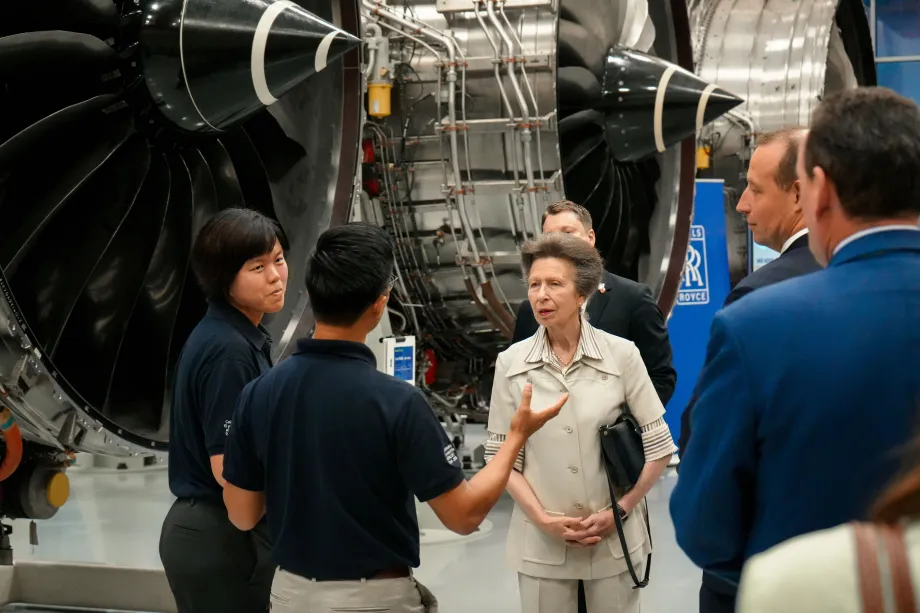 The Princess Royal in Singapore