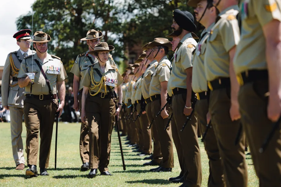 The Princess Royal in Australia