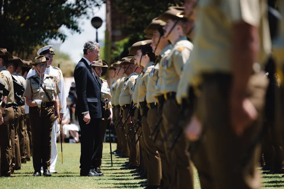 Sir Tim Laurence in Australia