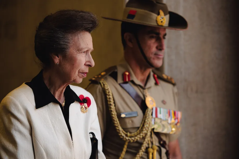 The Princess Royal in Australia