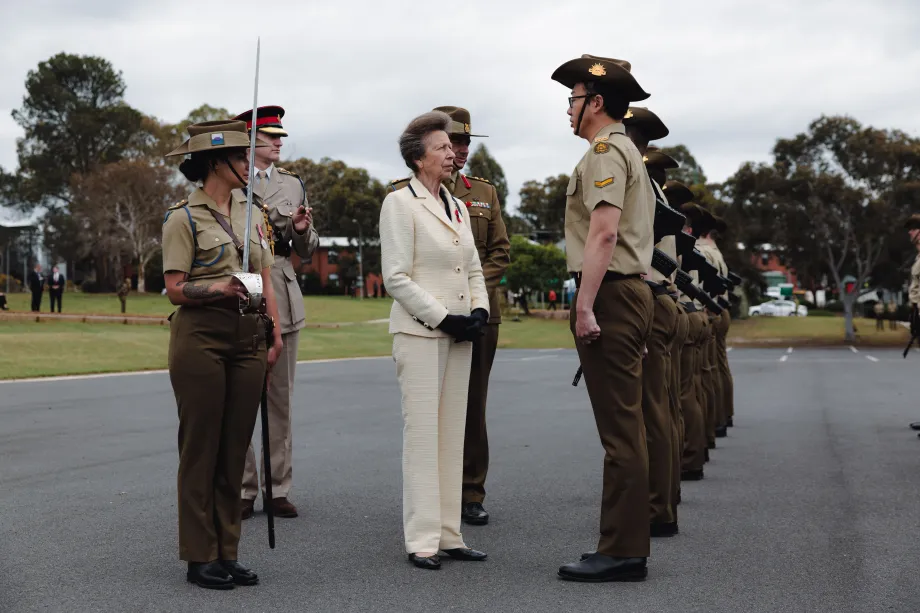 The Princess Royal in Australia