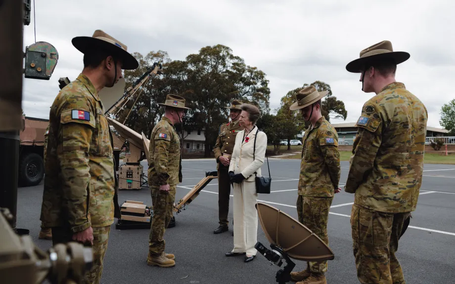 The Princess Royal in Australia