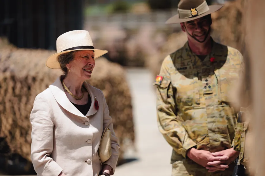 The Princess Royal in Australia