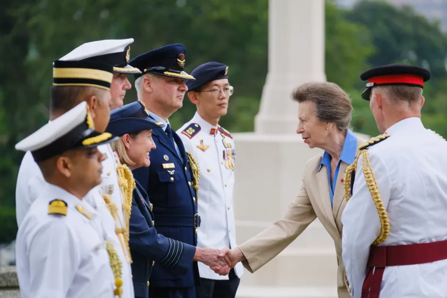 The Princess Royal in Singapore