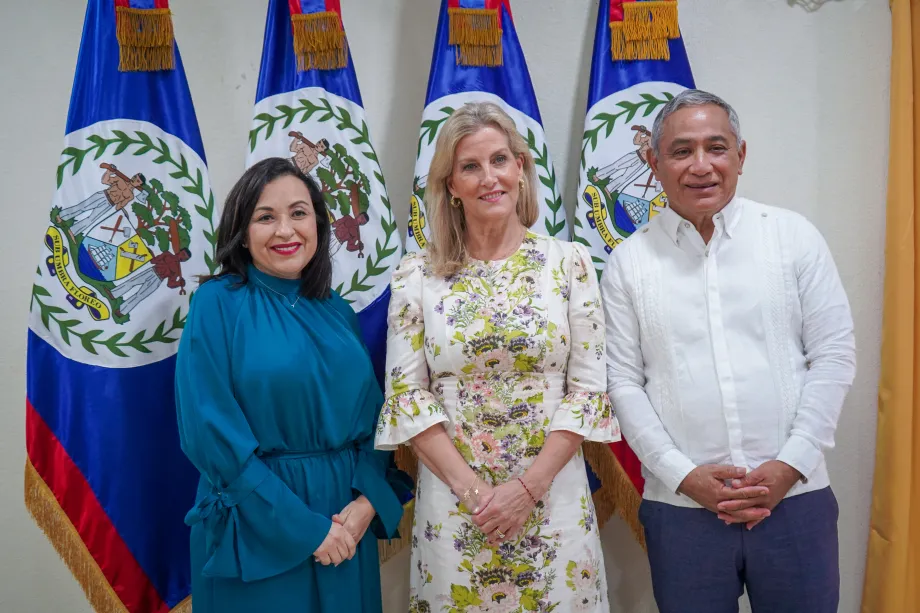 The Duchess of Edinburgh in Belize