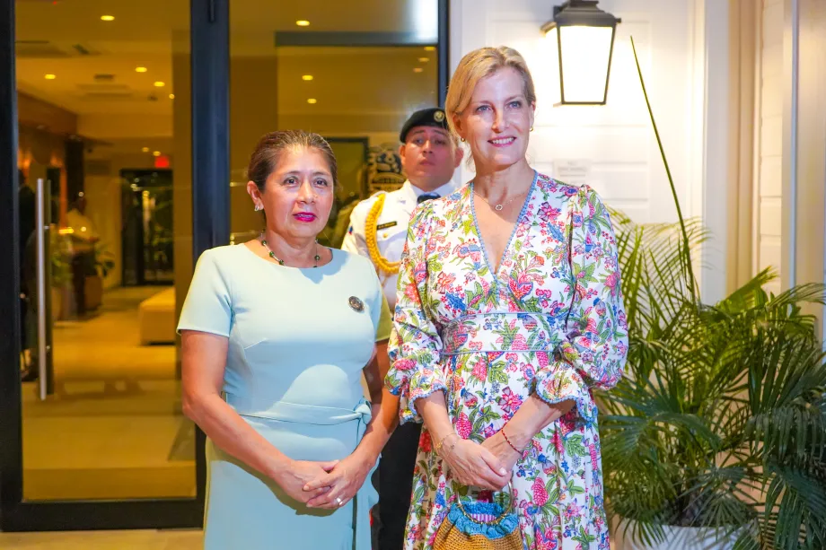 The Duchess of Edinburgh in Belize