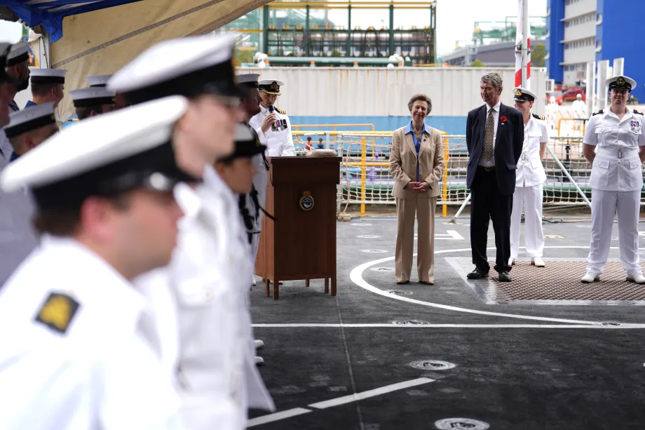 The Princess Royal in Singapore