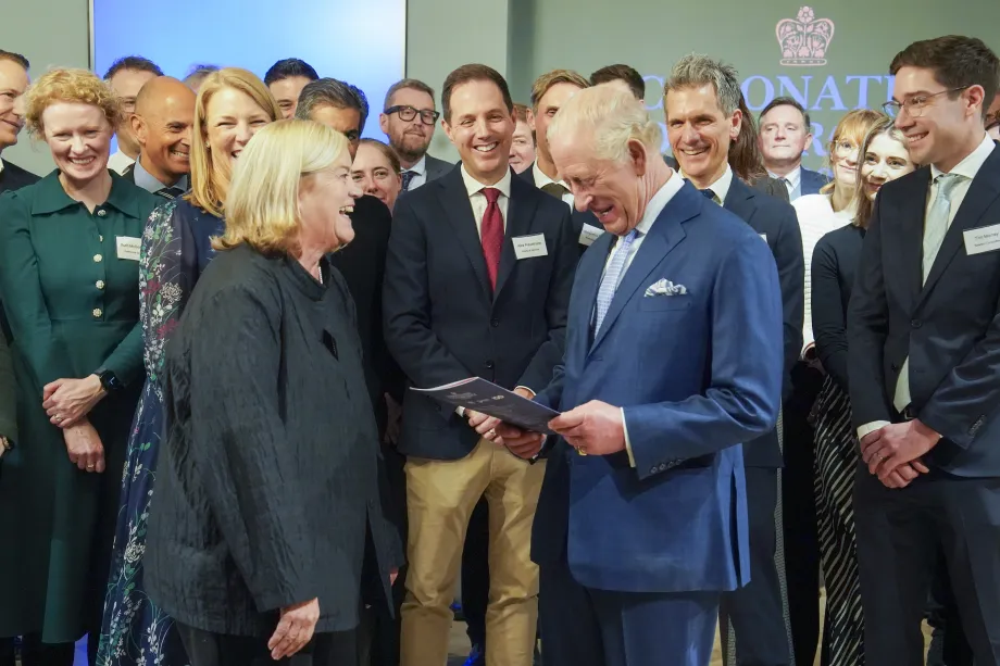 The King marks 2 years of the Coronation Food Project