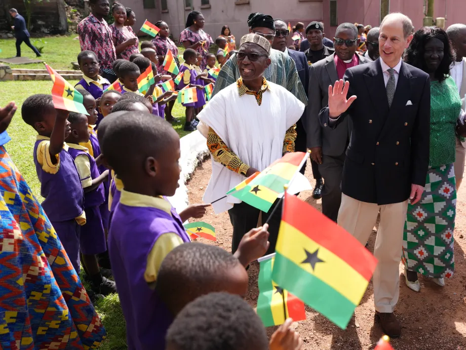 The Duke of Edinburgh in Ghana