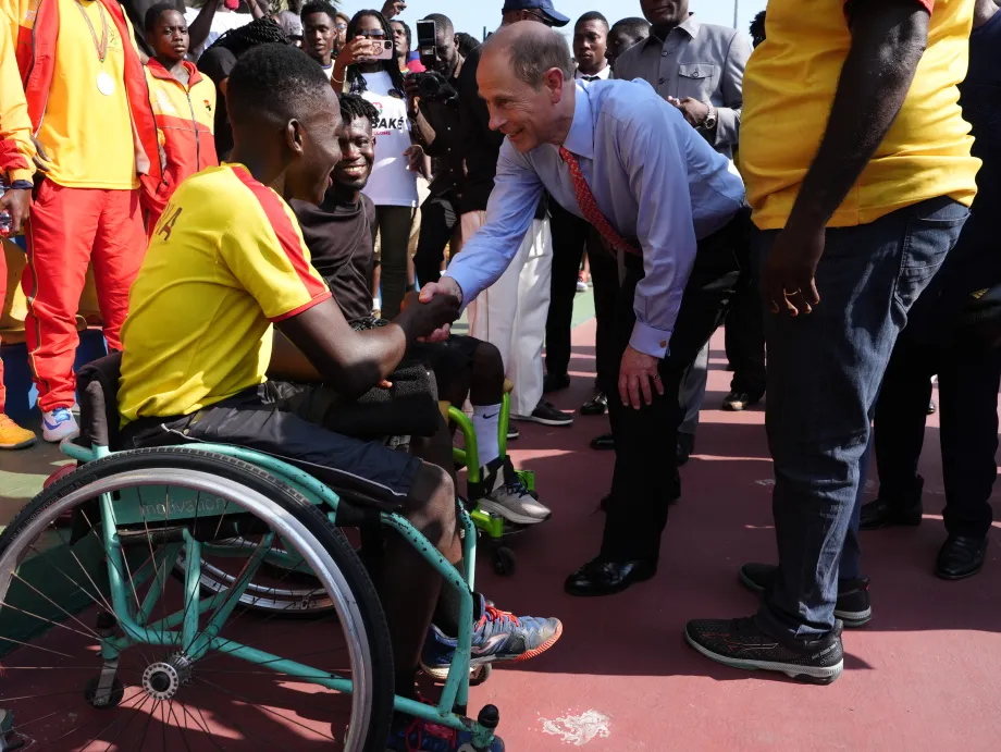 The Duke of Edinburgh in Ghana
