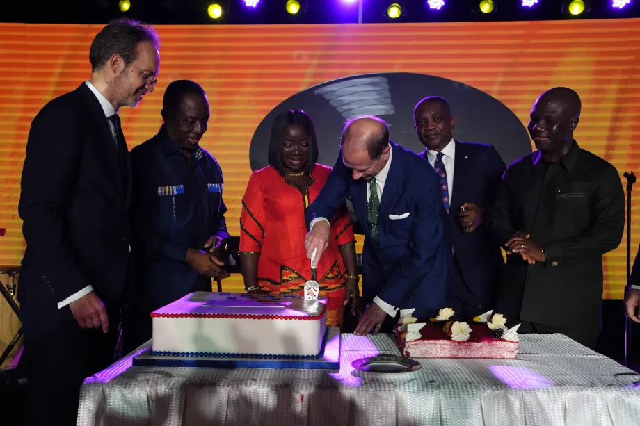 The Duke of Edinburgh in Ghana