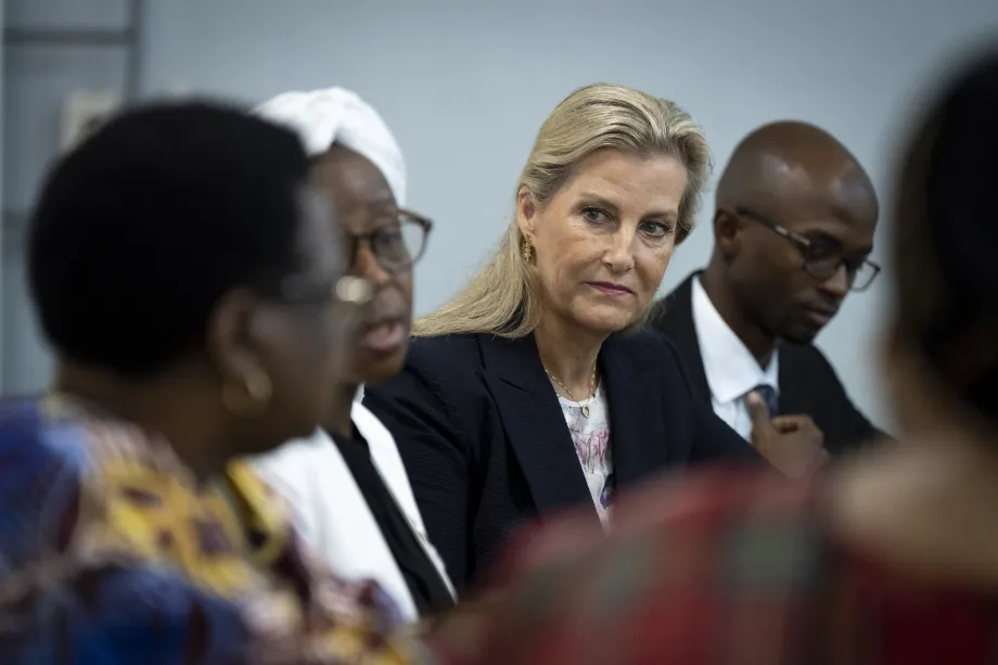 The Duchess of Edinburgh in the Democratic Republic of the Congo