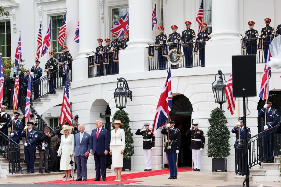 Official welcome at the White House