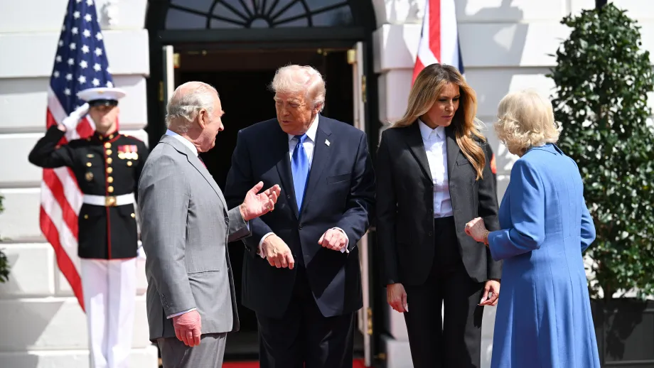Formal farewells at the White House