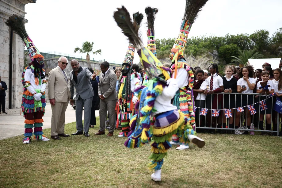 Gombey Dance Performance