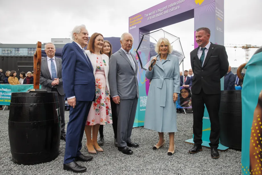 The King and Queen in Northern Ireland
