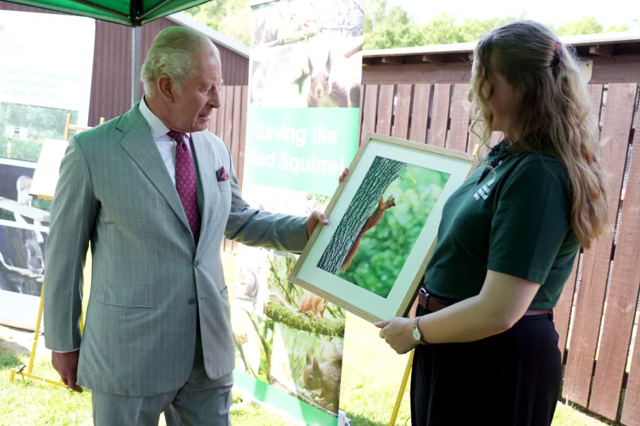 The King visits North Yorkshire