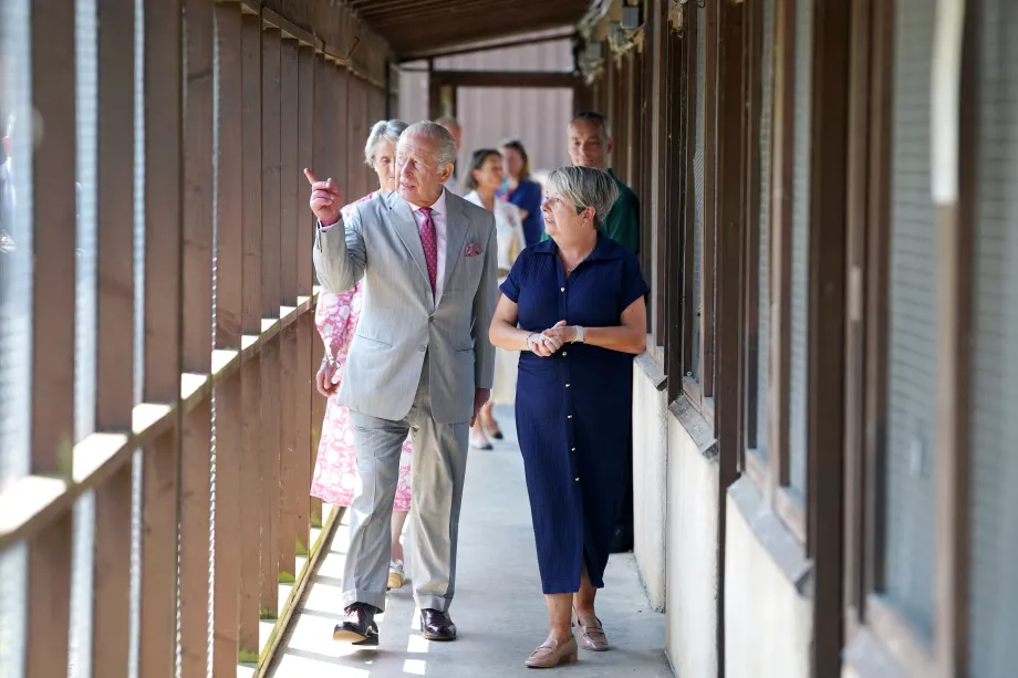 The King visits North Yorkshire