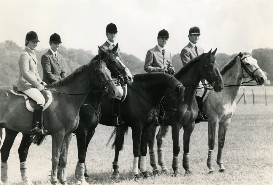 The Princess Royal with the Team GB Team