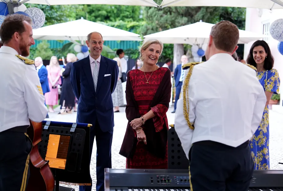 The Duke and Duchess of Edinburgh in Portugal