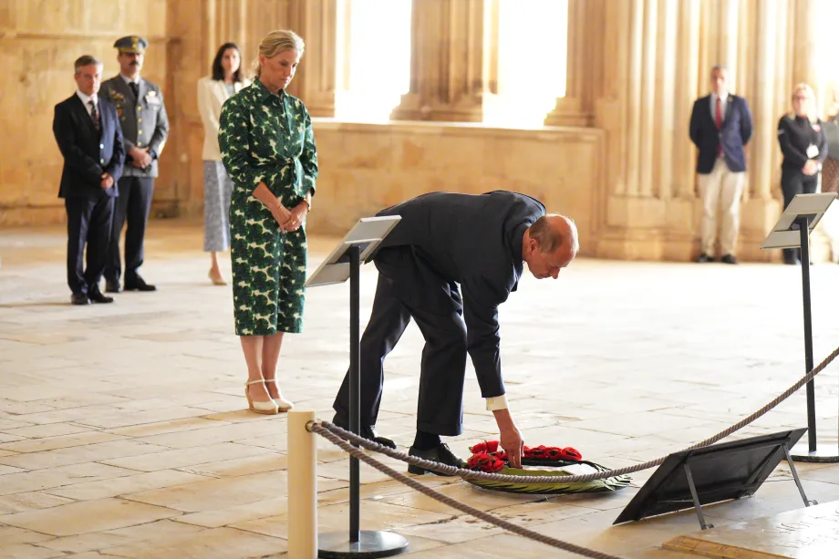 The Duke and Duchess of Edinburgh in Portugal