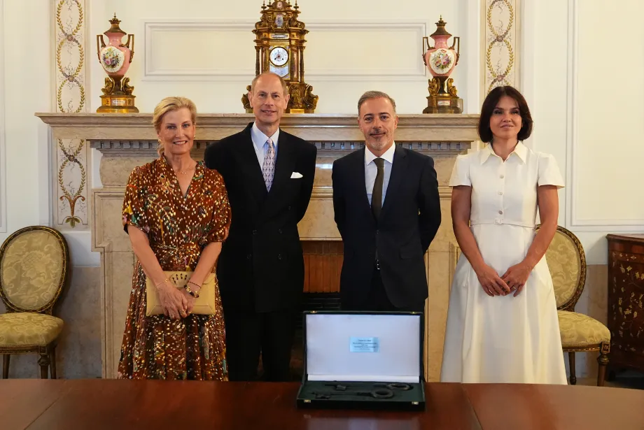 The Duke and Duchess of Edinburgh in Portugal