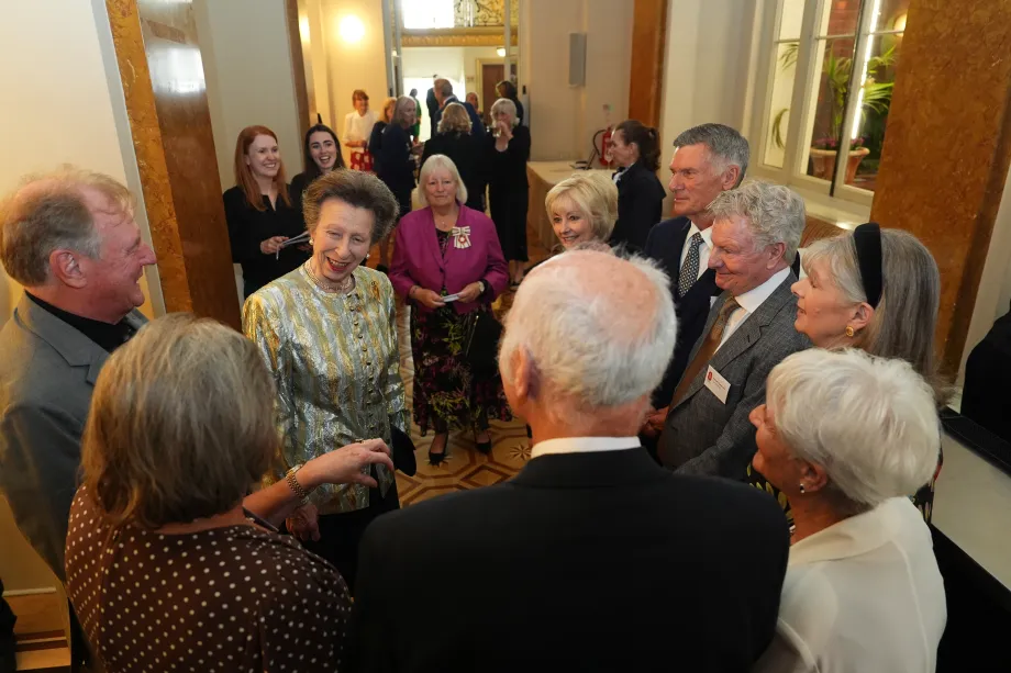 The Princess Royal with Team GB