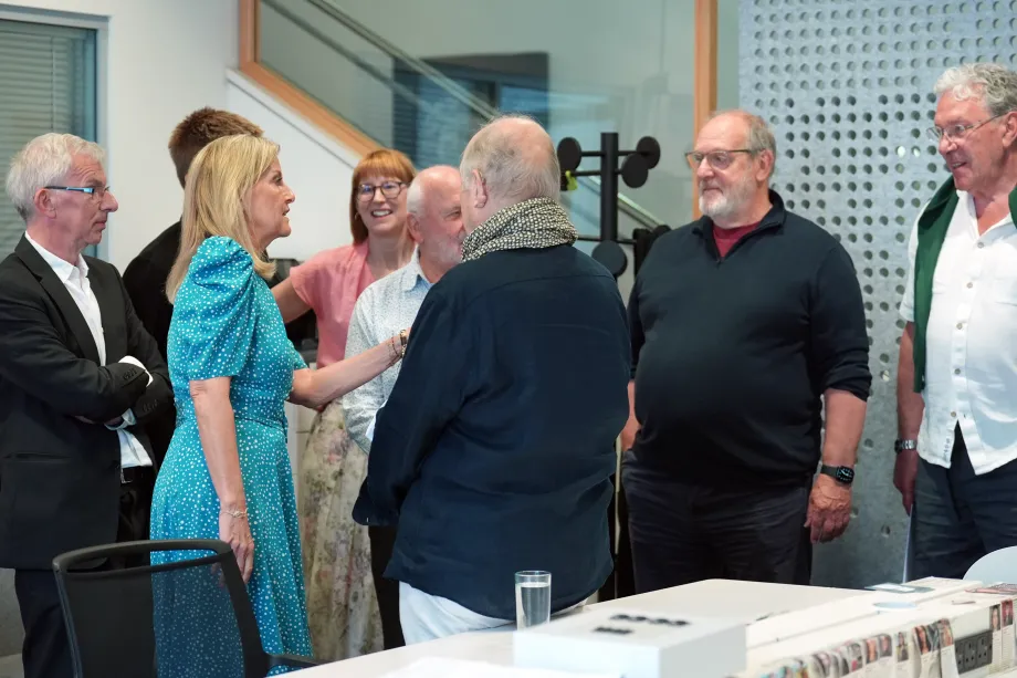 The Duchess meets cast members of The Archers