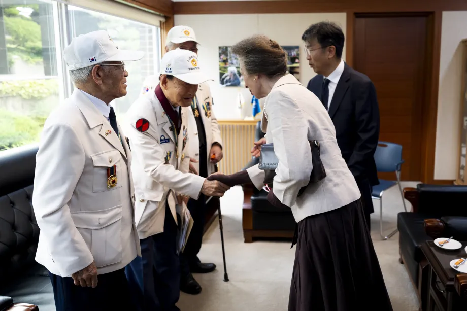 The Princess Royal in South Korea