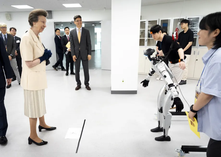 The Princess Royal in South Korea