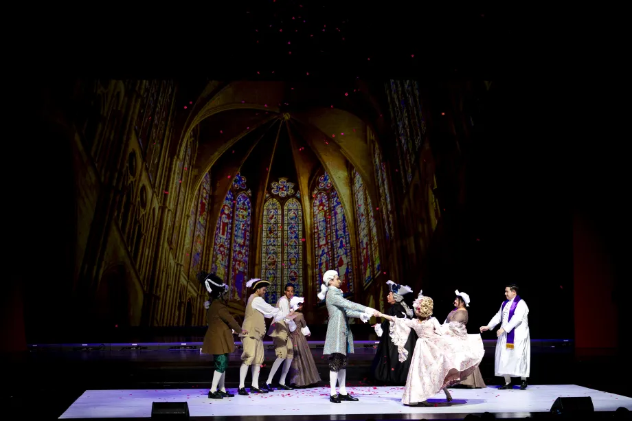 Performers during a gala performance at the Thai National Theatre