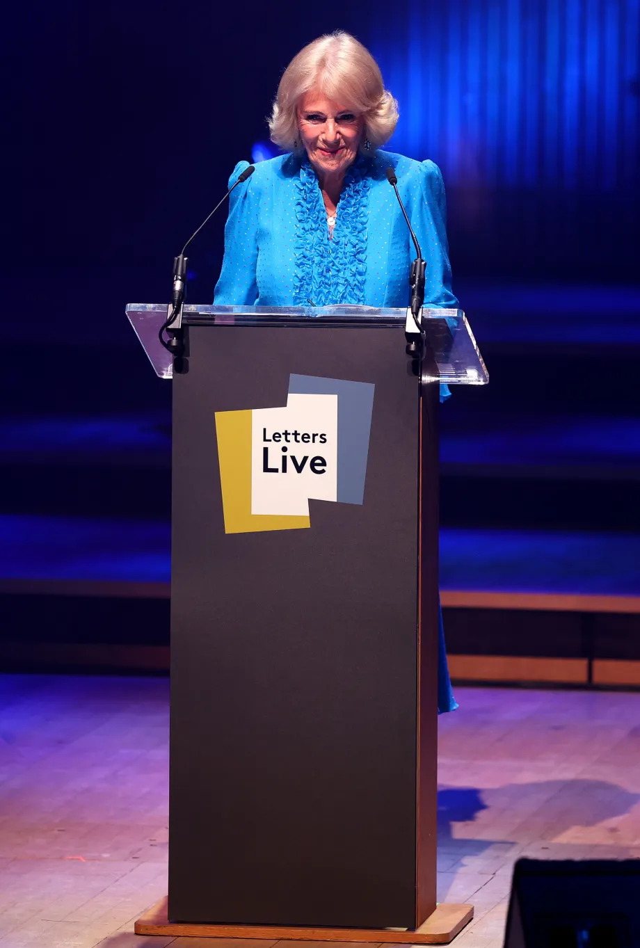 The Queen at Letters Live