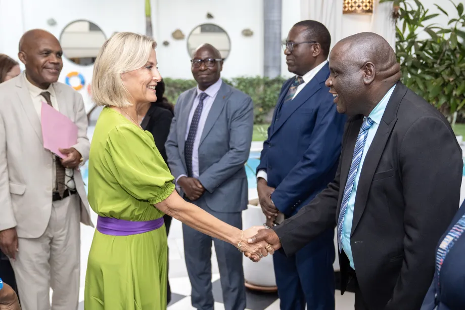The Duchess of Edinburgh in Zambia