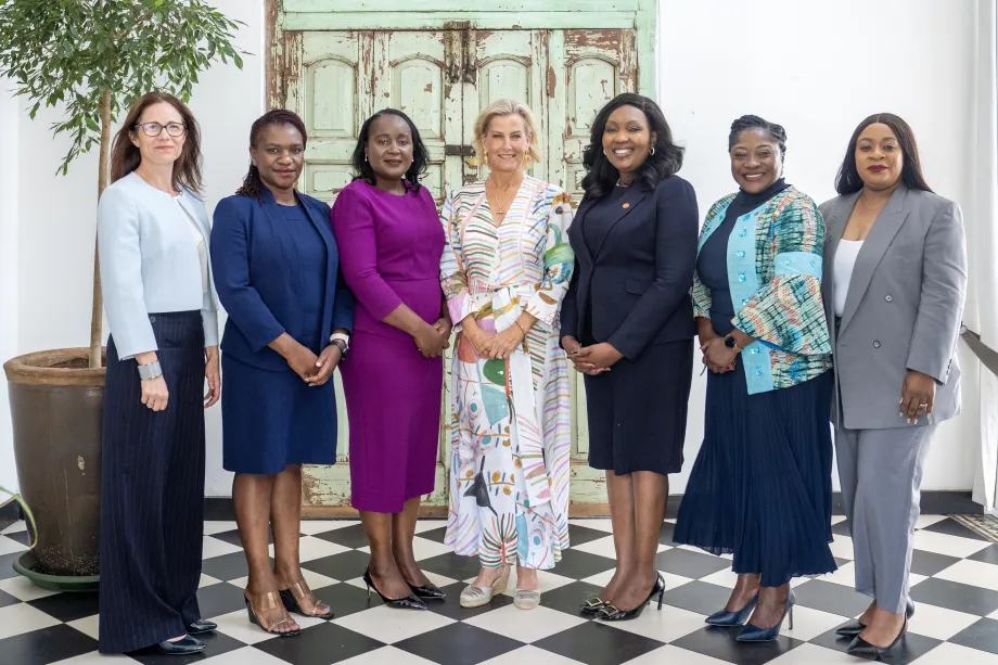 The Duchess of Edinburgh in Zambia