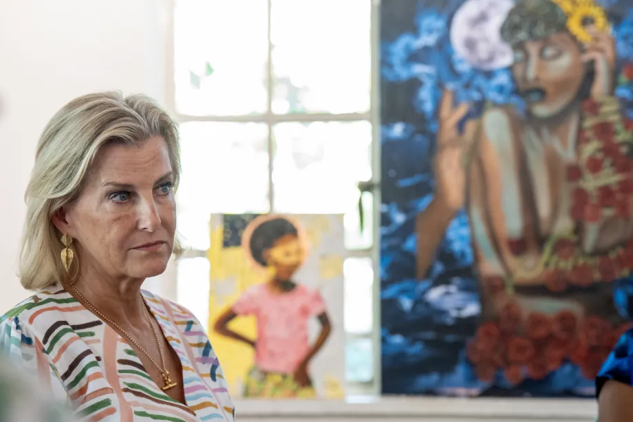 The Duchess of Edinburgh in Zambia