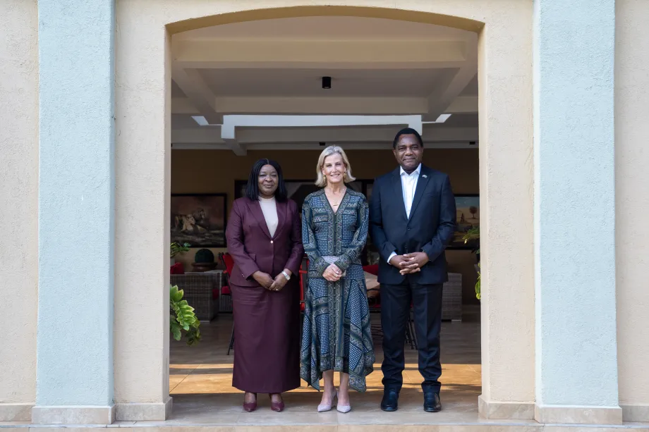 The Duchess of Edinburgh in Zambia