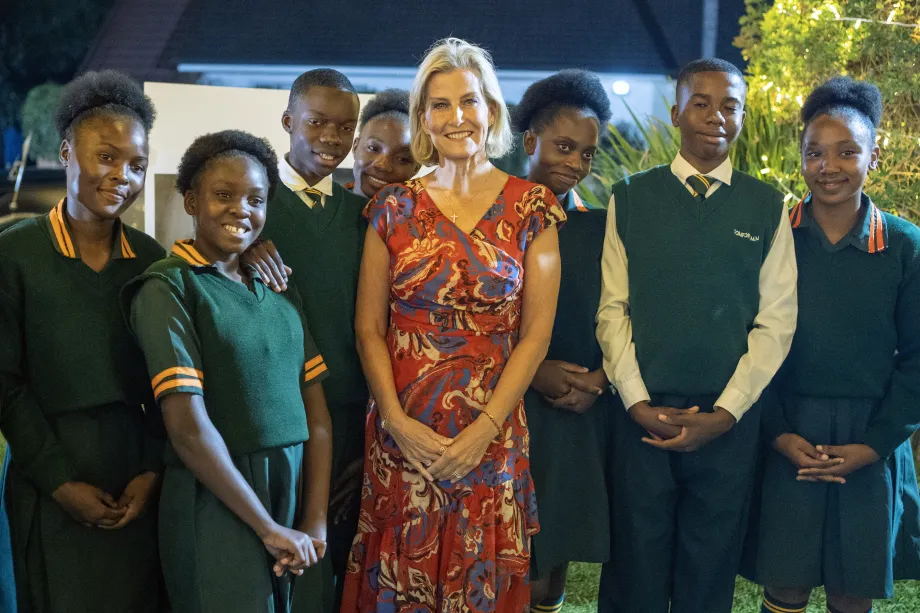 The Duchess of Edinburgh in Zambia