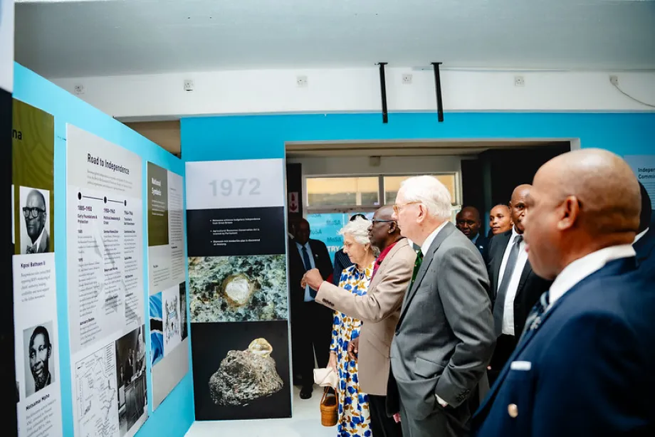 The Duke and Duchess tour the National Museum